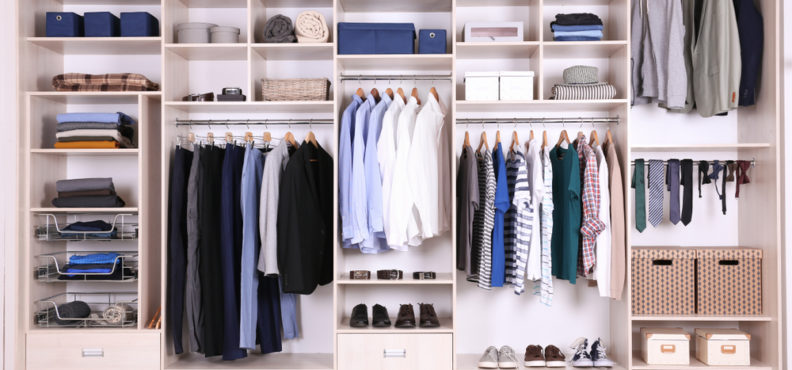 home organization for closet space