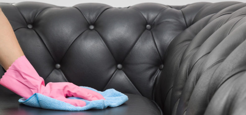 how to properly clean leather furniture