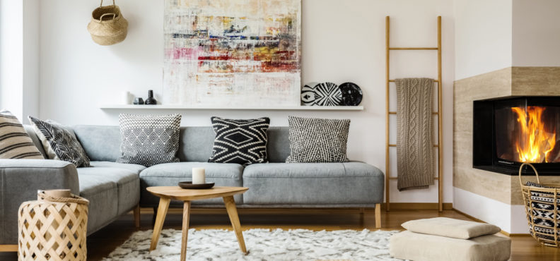 Beautiful living room with single furniture decor that elevates the style and feel. Find out how one piece of furniture can do the trick.