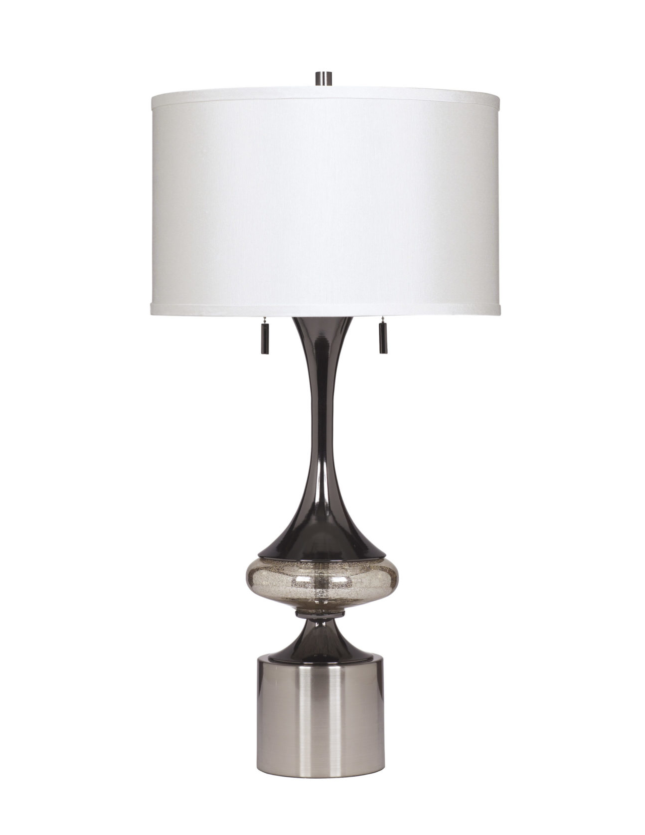 Contemporary Gunmetal Table Lamp