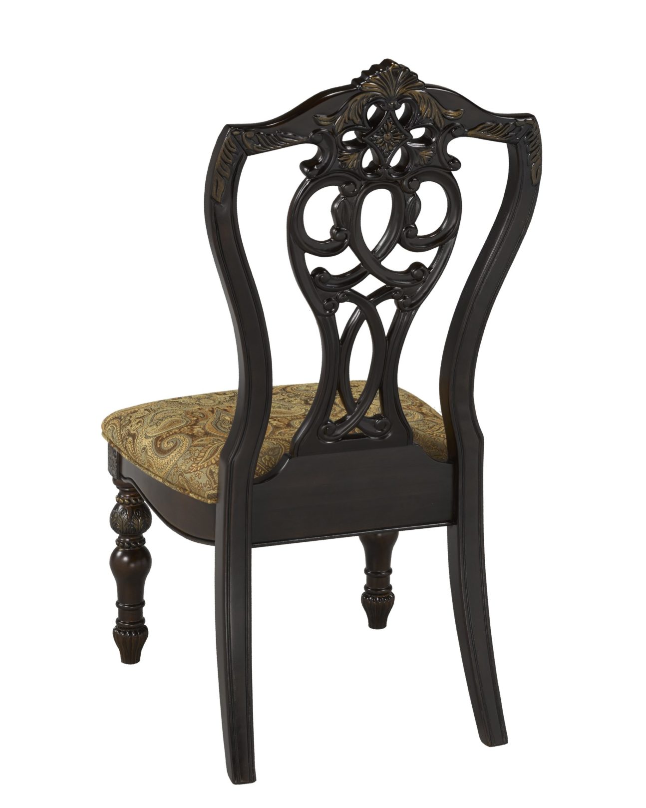 Traditional Dark Cherry Dining Room - Image 4