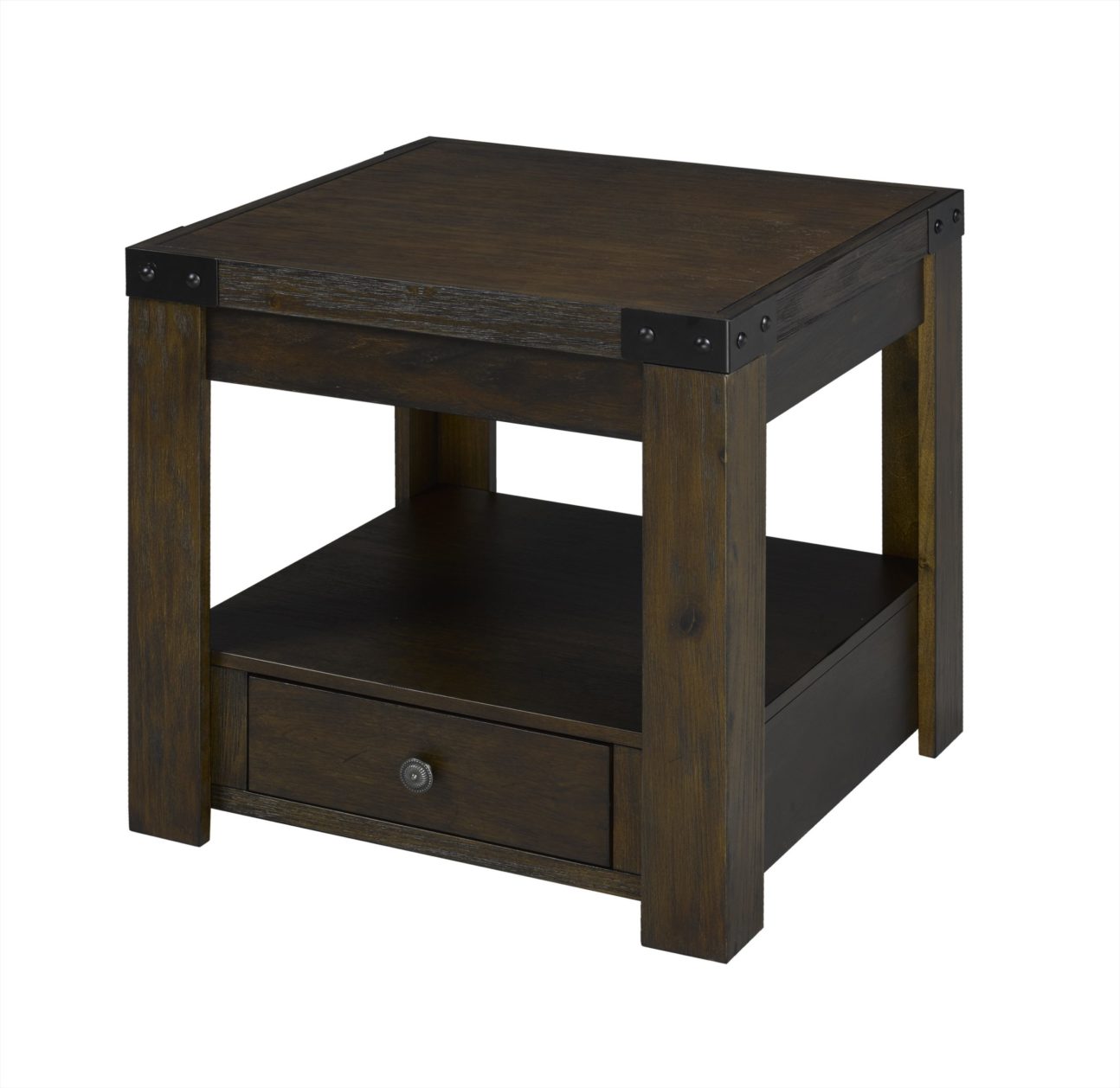 Rustic Walnut Lift Top Occasional Tables - Image 4