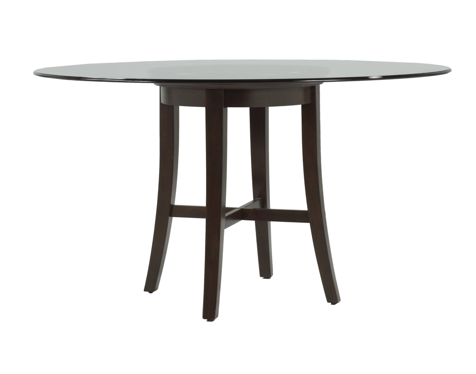 Contemporary Round Cappuccino Dining Table Arrow Furniture