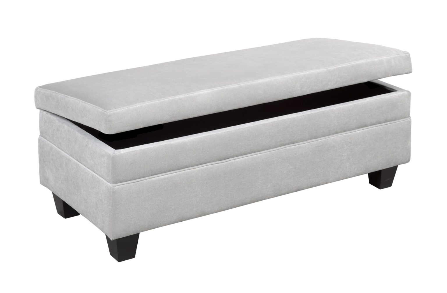 Contemporary Grey Storage Bench Arrow Furniture