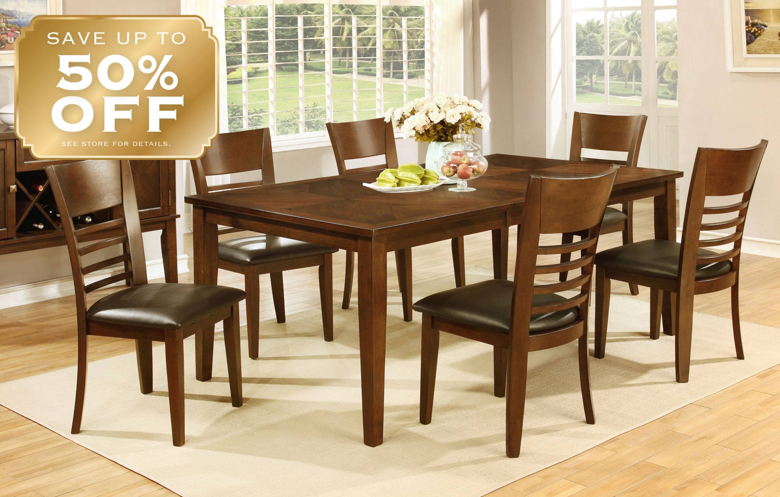 Transitional Dark Cherry Dining Room | Arrow Furniture