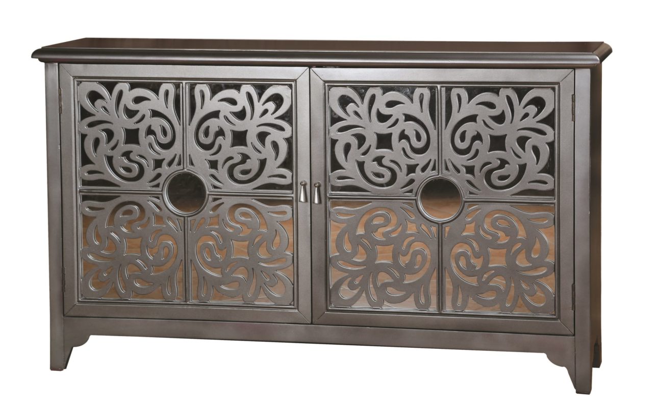 Art Deco Metallic Credenza