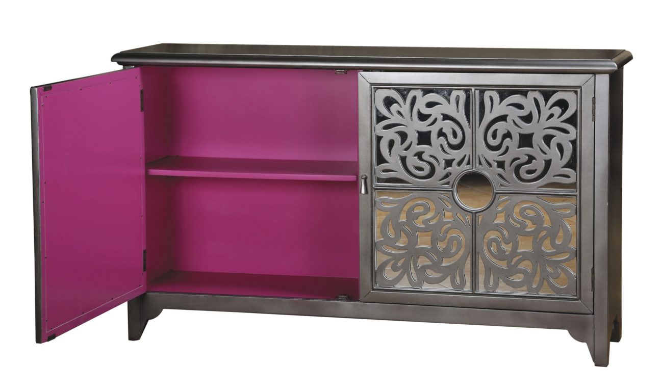 Art Deco Metallic Credenza - Image 2
