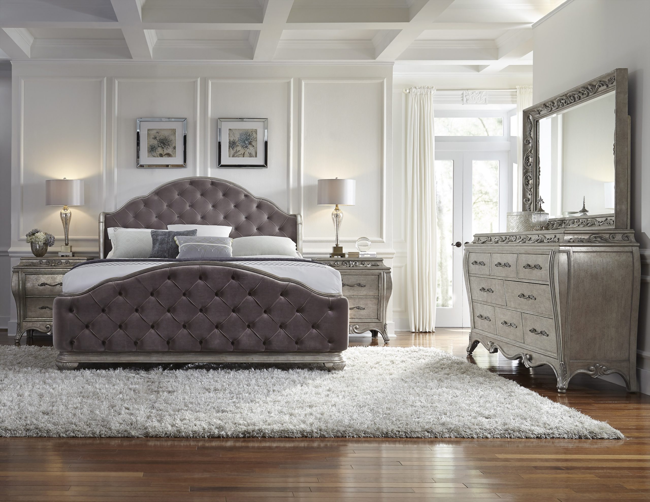 Silver bedroom shop