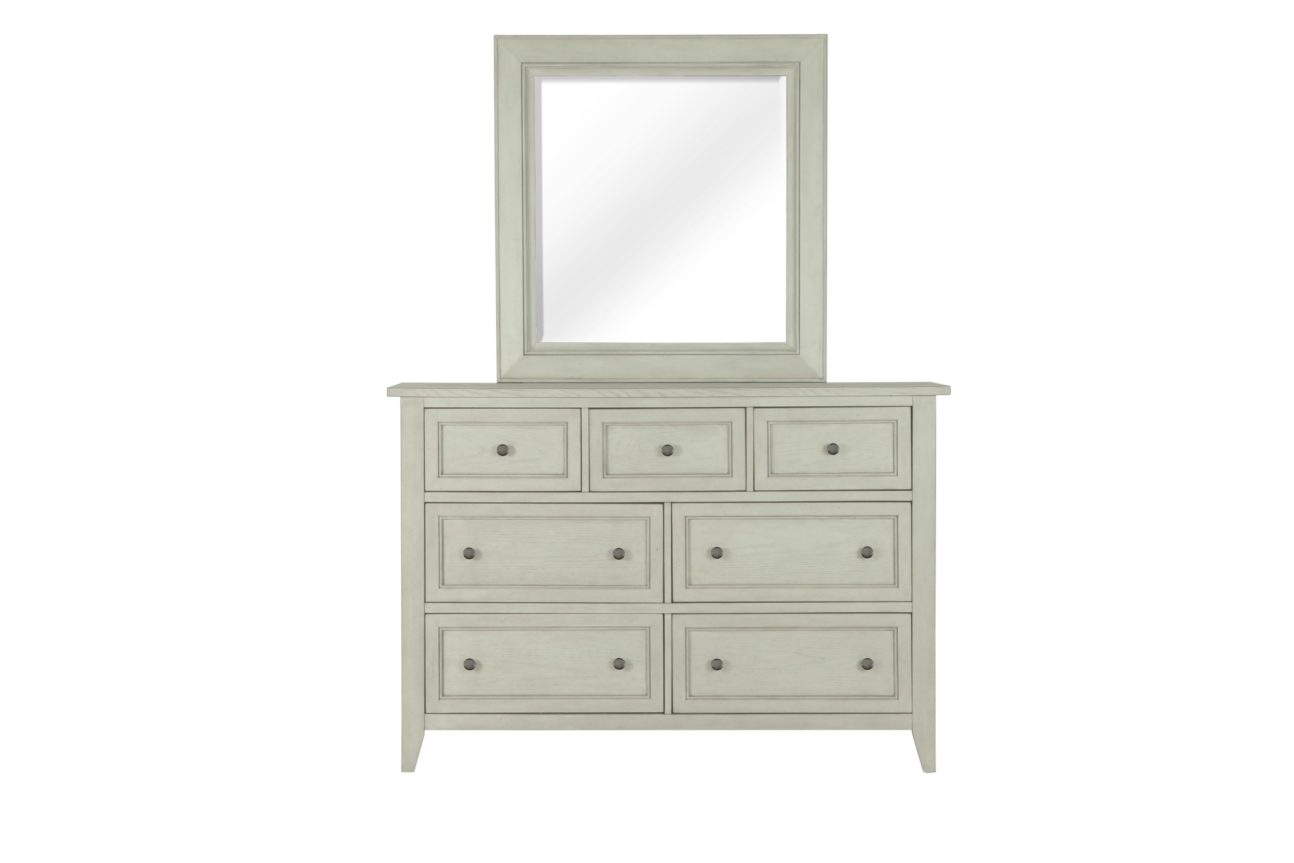 Transitional Weathered White Bedroom - Image 3