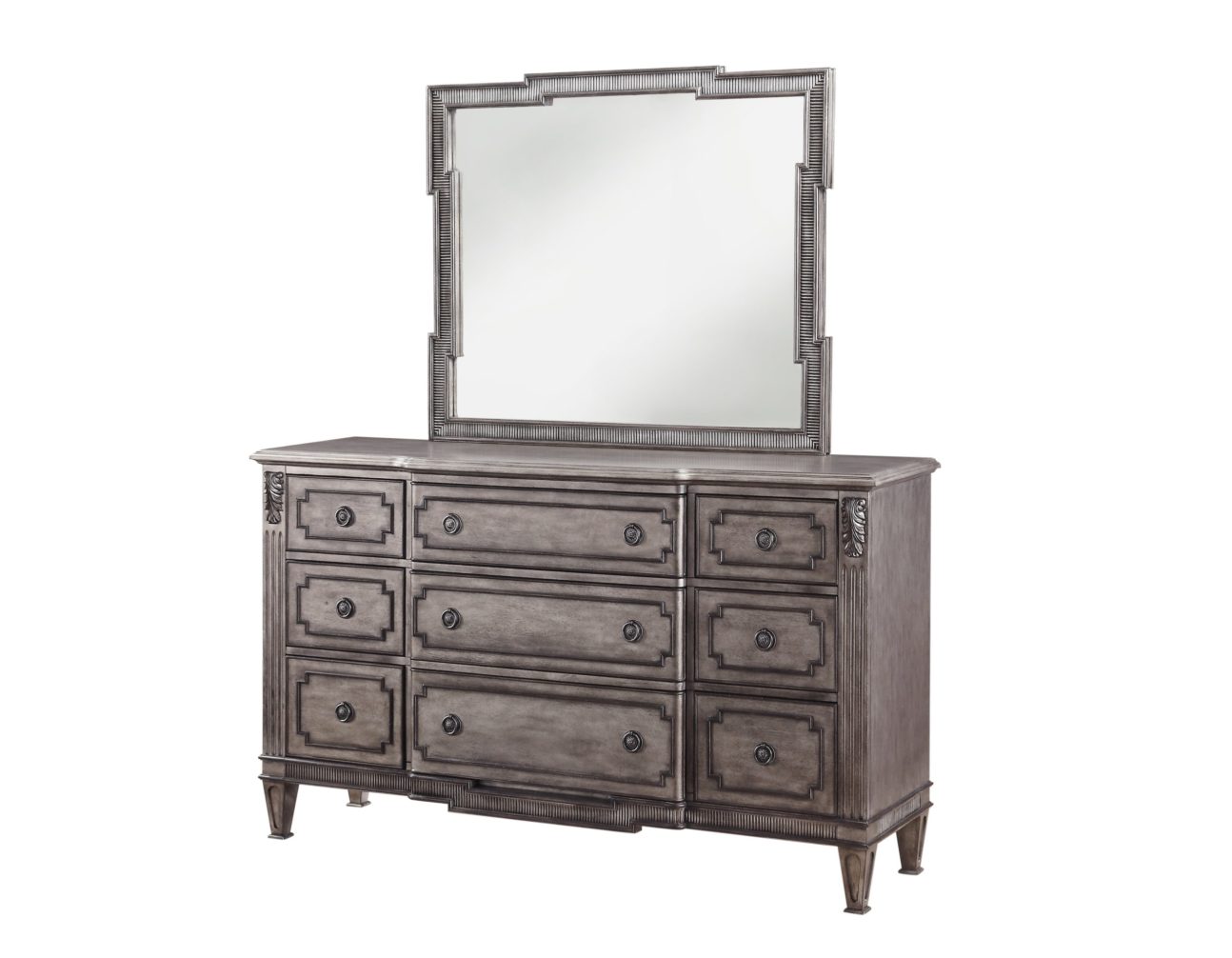 Transitional Aged Silver Bedroom - Image 3