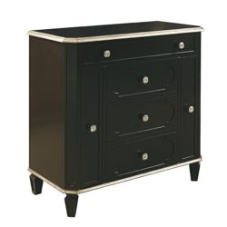 Contemporary Black Jewelry Chest