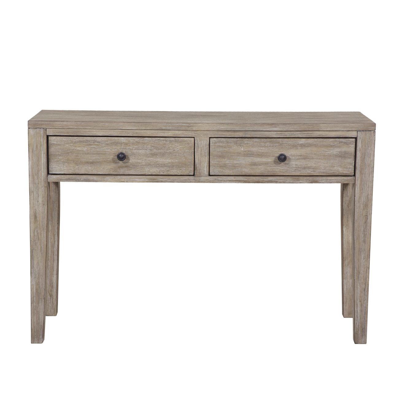 Rustic Distressed Ash Console