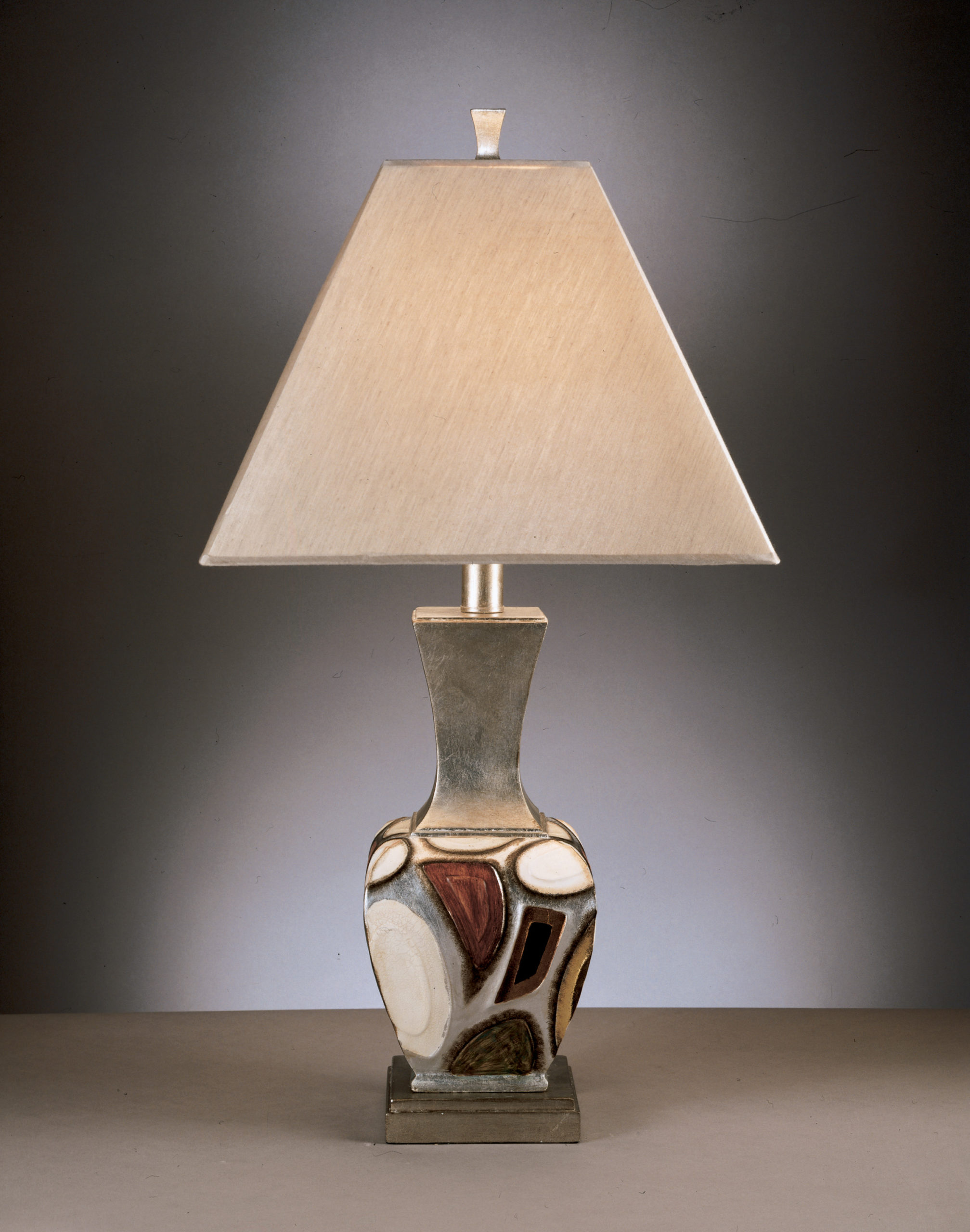 Contemporary Multi Coloured Table Lamp Arrow Furniture