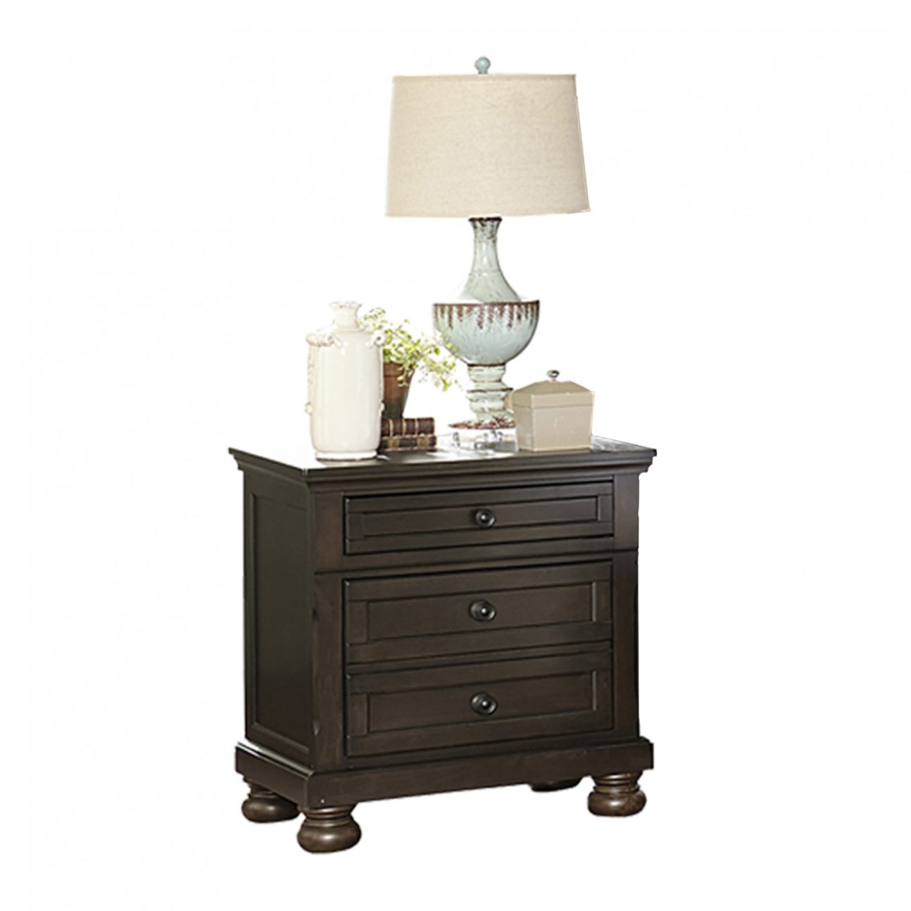 TRANSITIONAL GREY-BROWN BEDROOM - Image 6