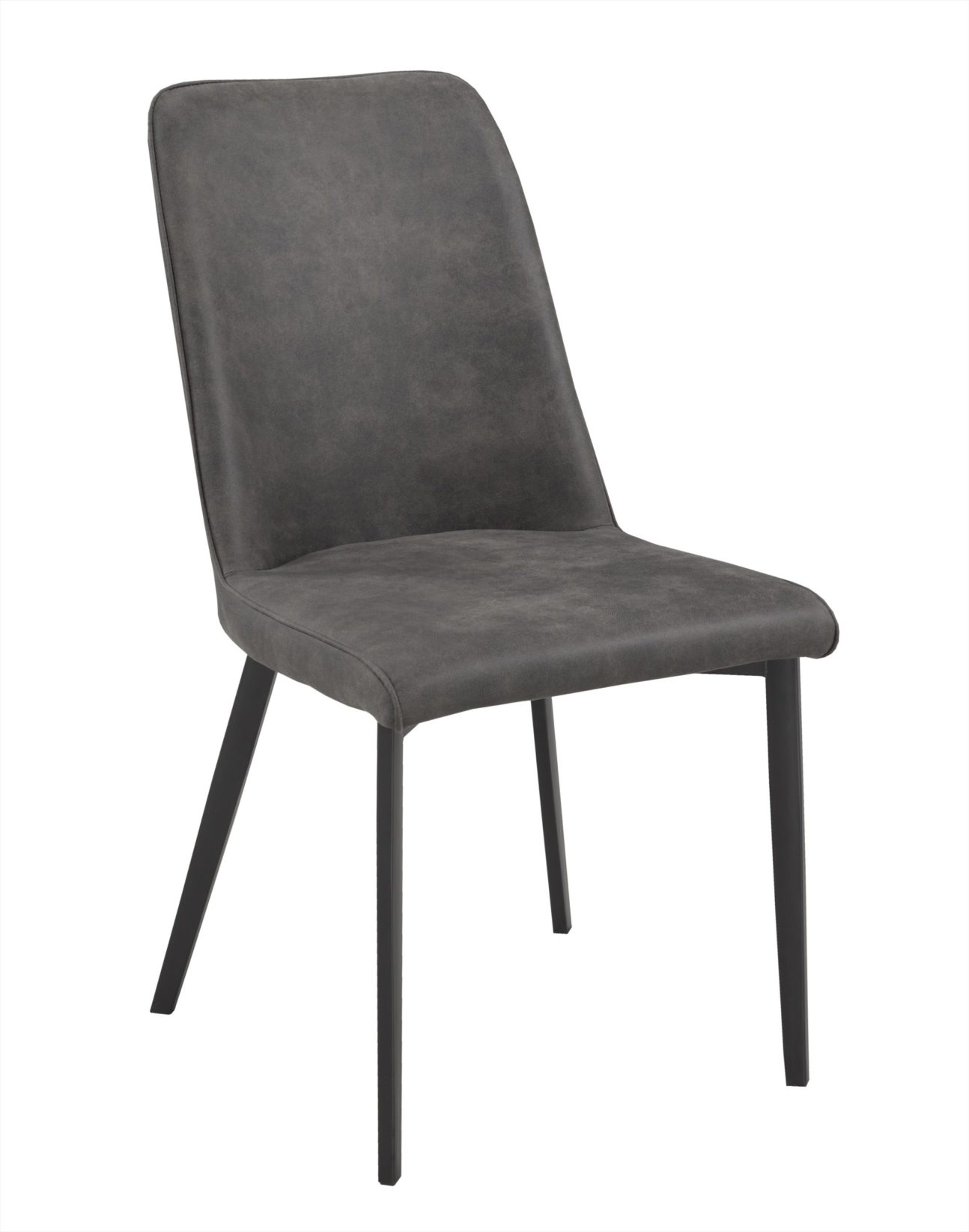 Contemporary Charcoal Grey Dining Chair