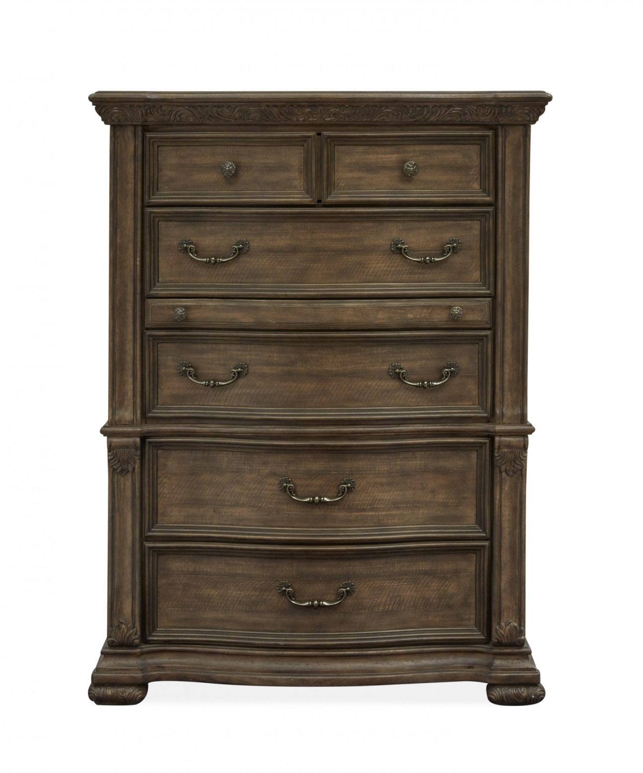 TRADITIONAL DISTRESSED BROWN BEDROOM - Image 5