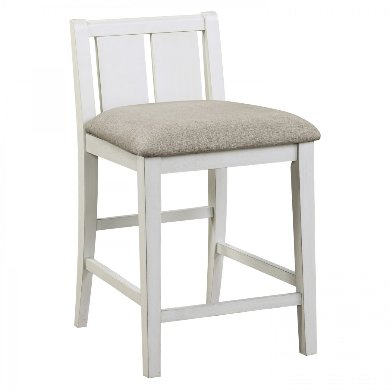 TRANSITIONAL WHITE AND GREY 3 PC COUNTER SET - Image 2
