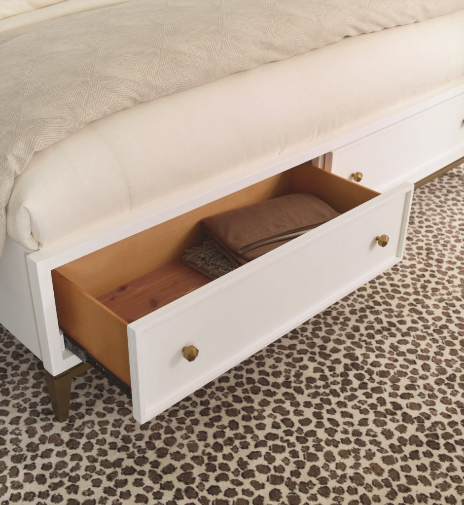 MODERN WHITE AND GOLD BEDROOM Arrow Furniture