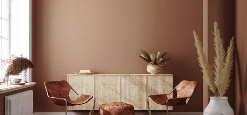 Room with decor, trends for 2021