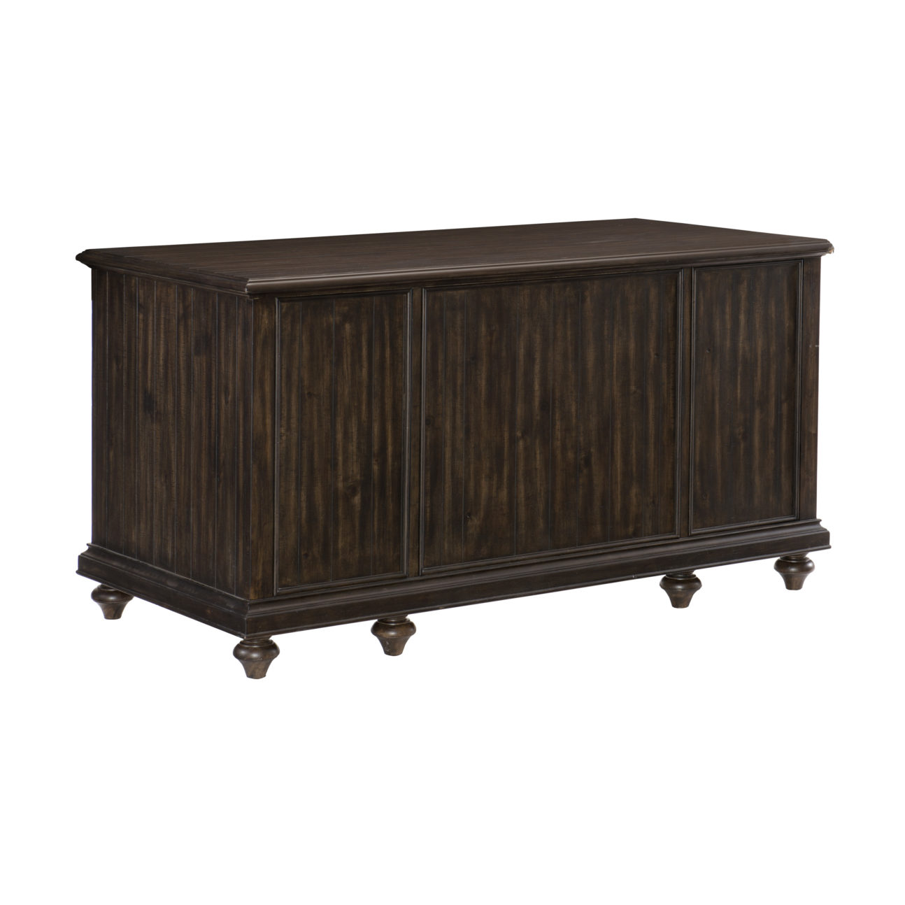 Transitional Charcoal Desk - Image 3