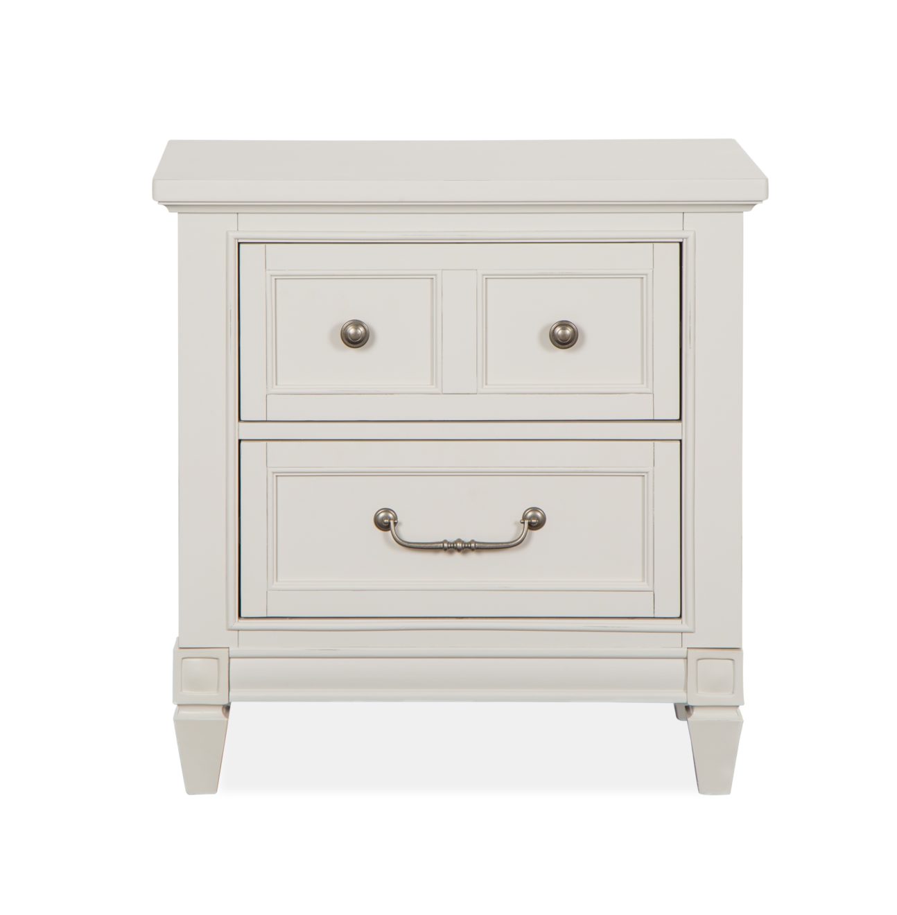 Transitional Egg Shell White Bedroom - Image 4