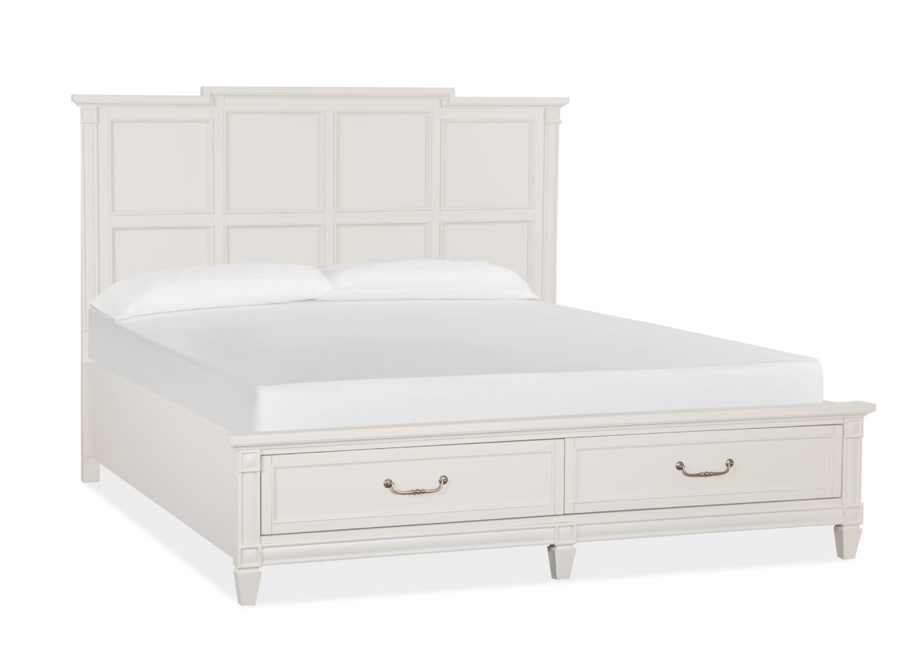 Transitional Egg Shell White Bedroom - Image 2
