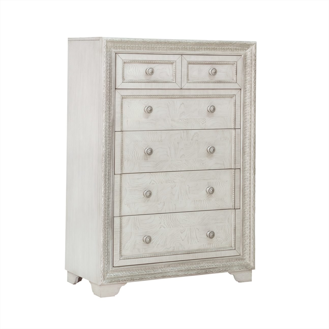 Traditional Champagne Silver Bedroom - Image 5