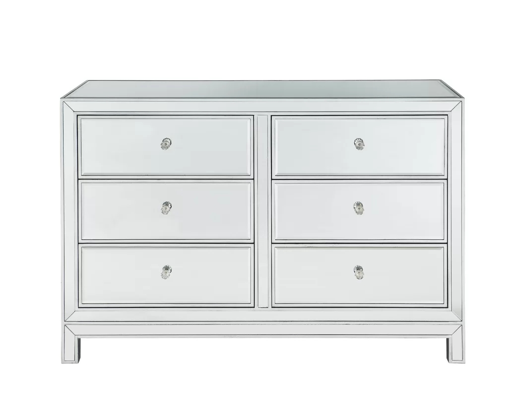 Contemporary Mirrored Dresser - Arrow Furniture