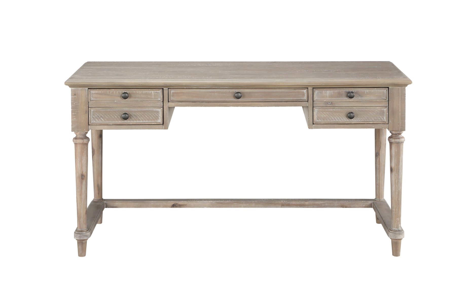 Transitional Weathered Light Brown Desk Arrow Furniture