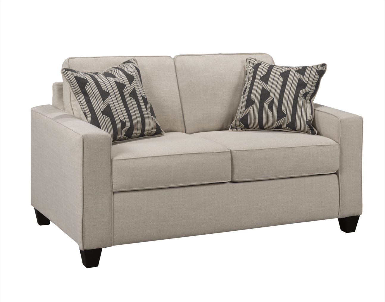 Contemporary Ivory Linen Living Room - Image 4