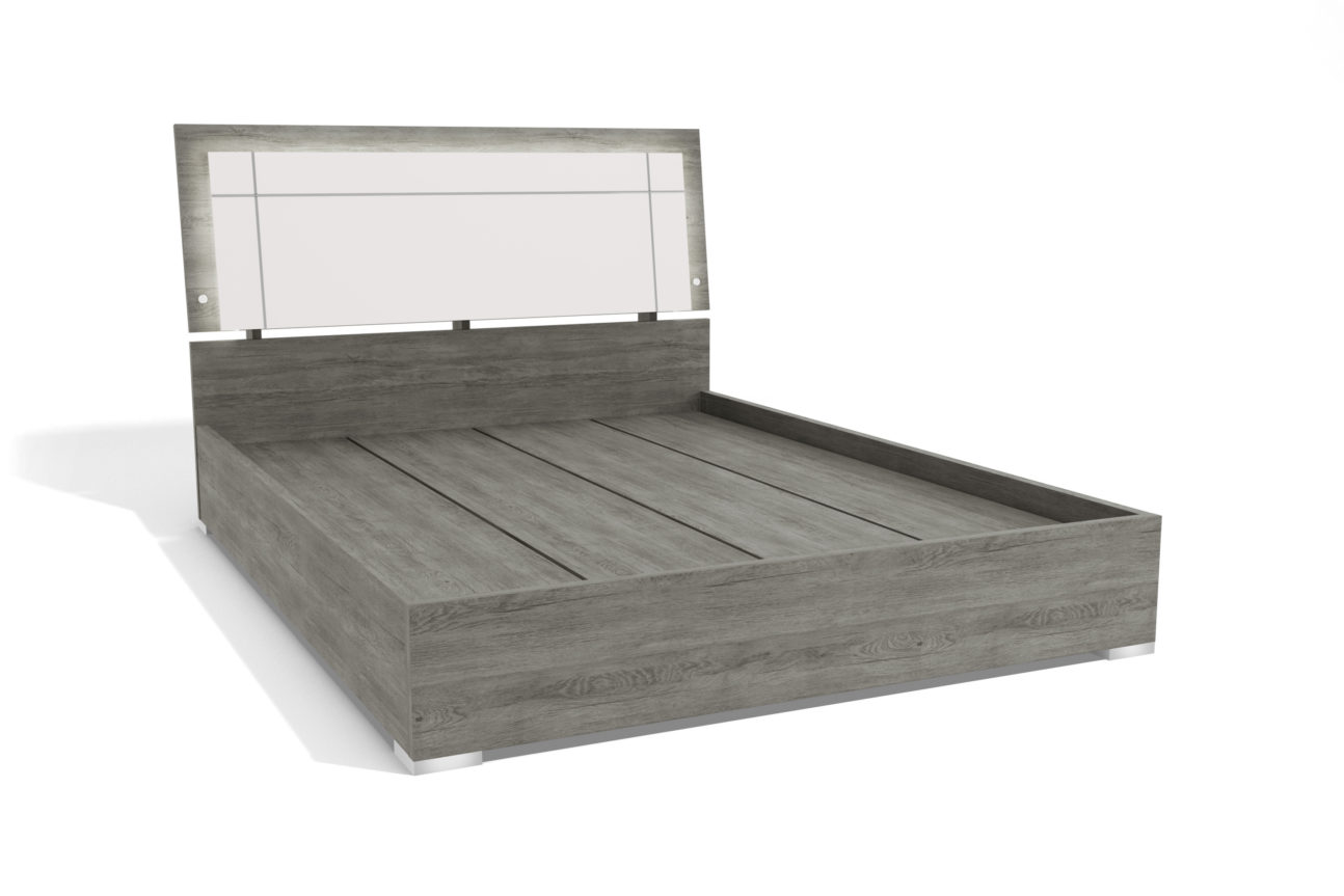 Modern White and Grey Bedroom - Image 2