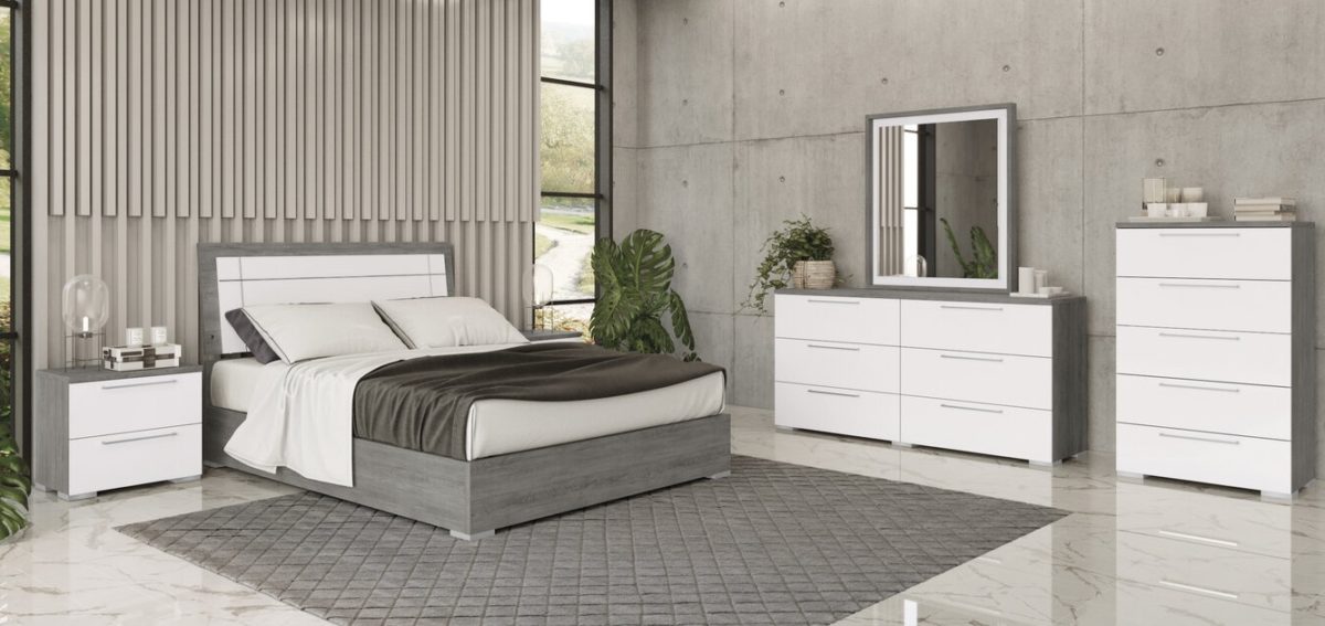 Modern Bedroom Grey And White