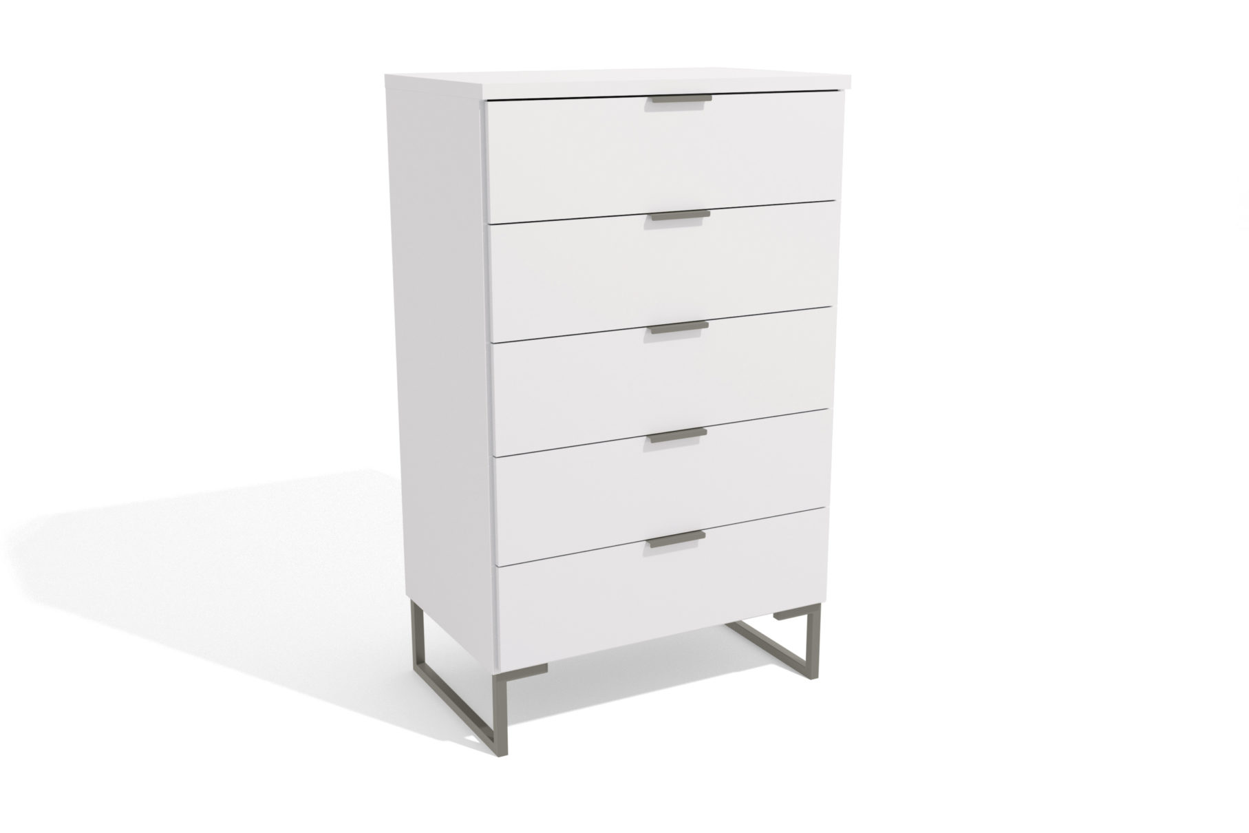 Modern White Gloss Bedroom - Arrow Furniture