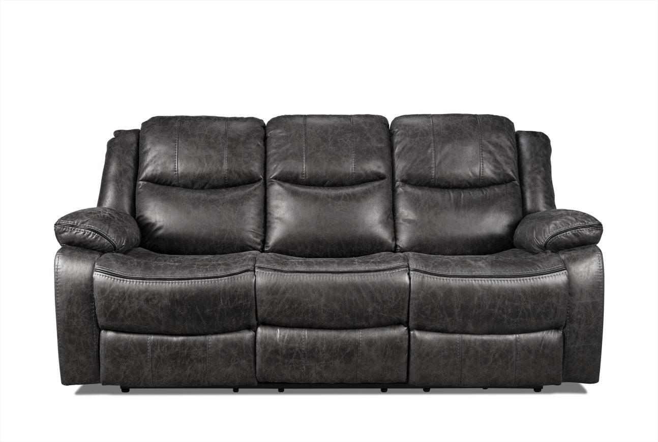 Transitional Grey Reclining Living Room - Arrow Furniture