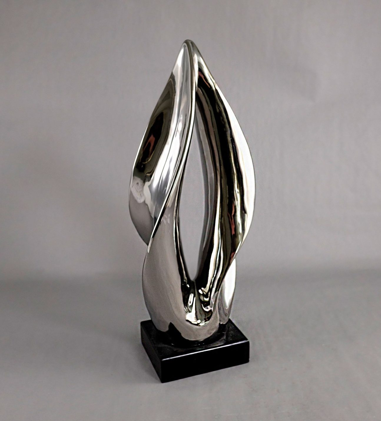 Silver Oval Sculpture