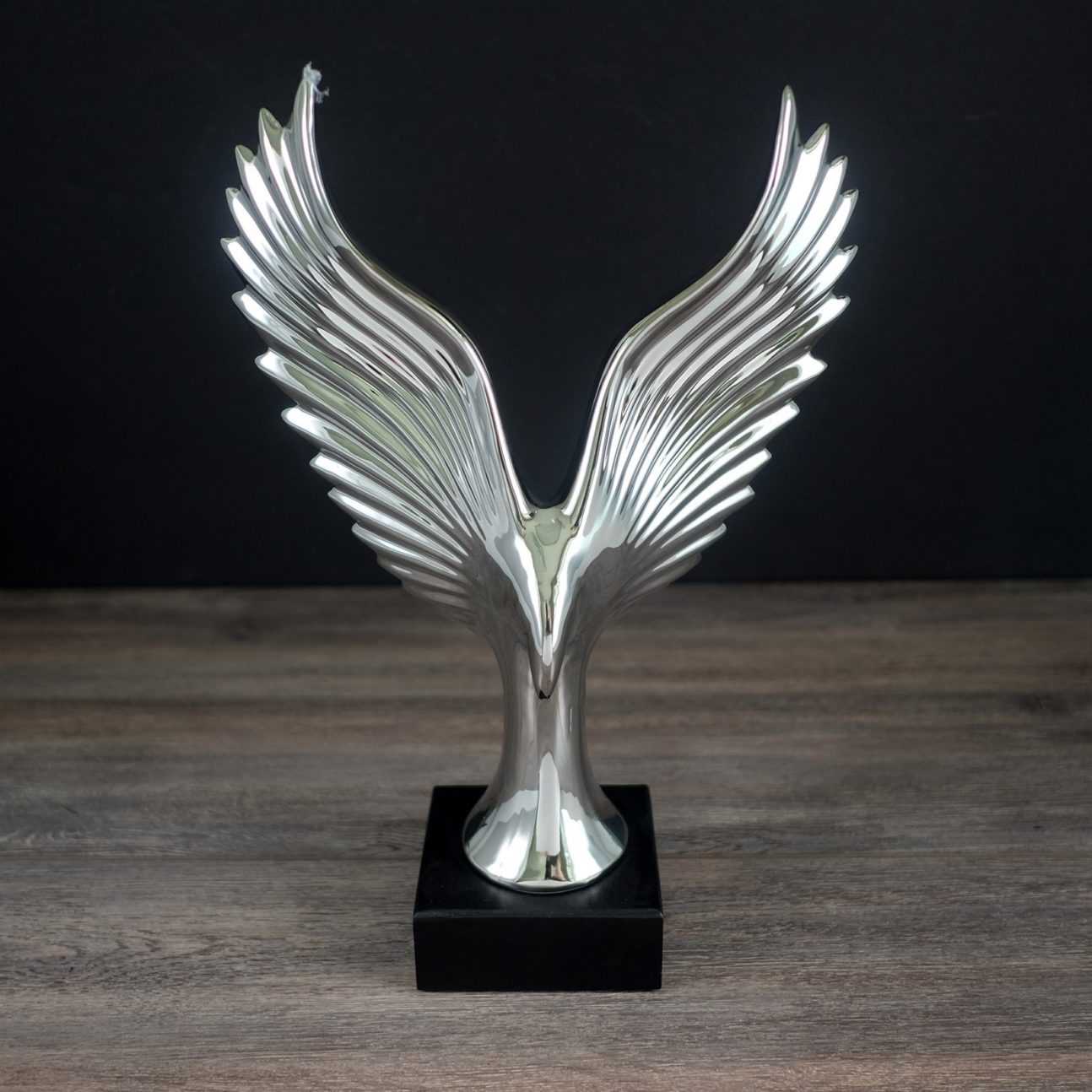 Silver Eagle Sculpture