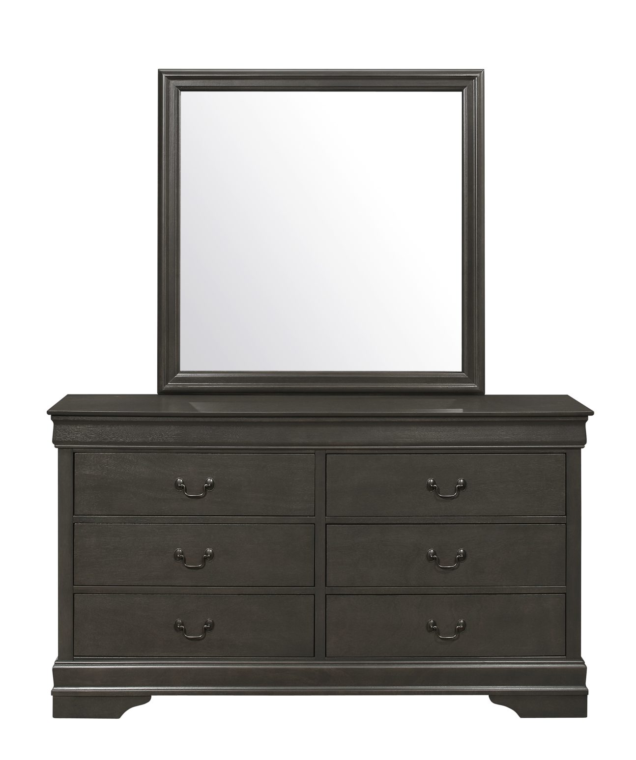 Classic Louis Philippe Grey Bedroom - Image 3