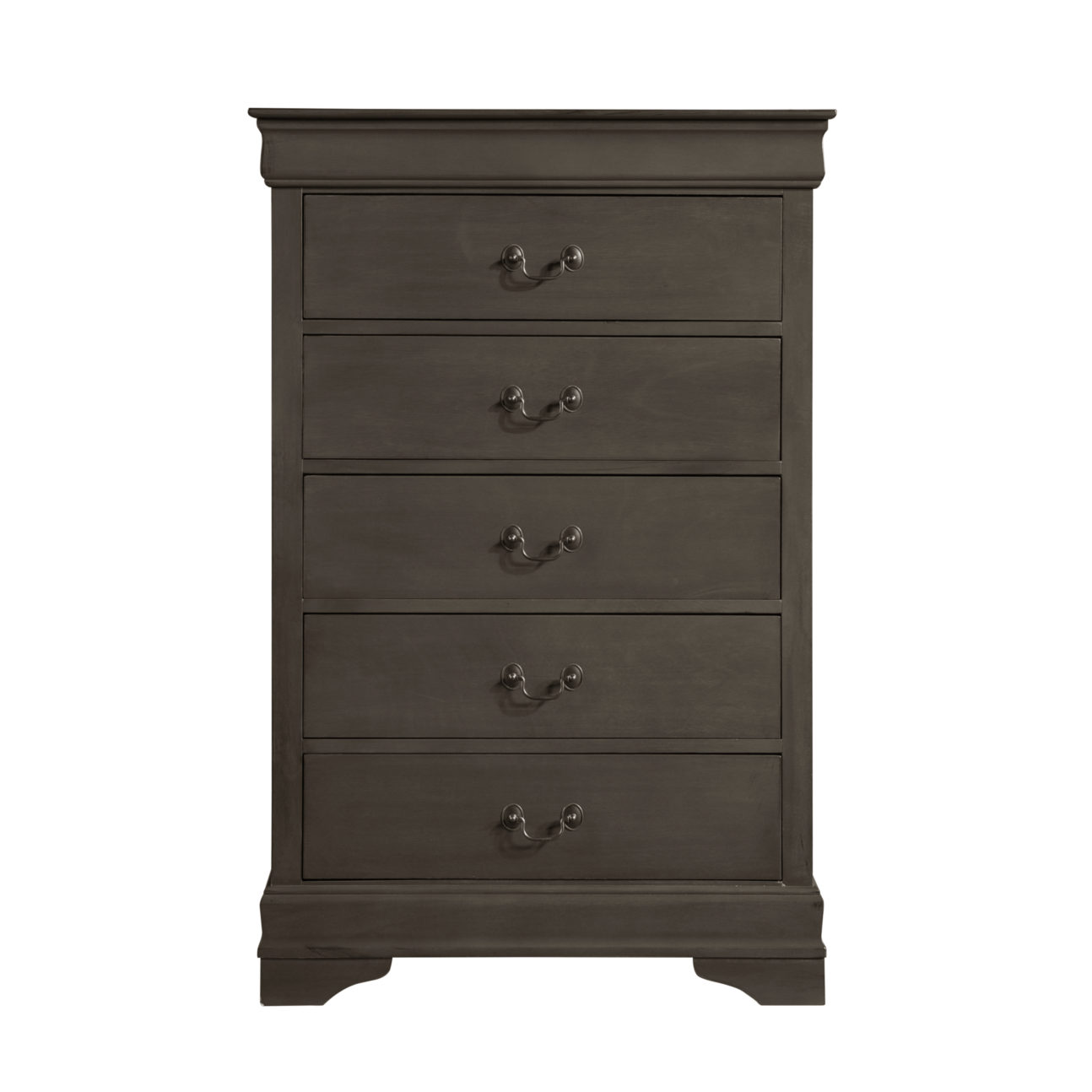 Classic Louis Philippe Grey Bedroom - Image 7
