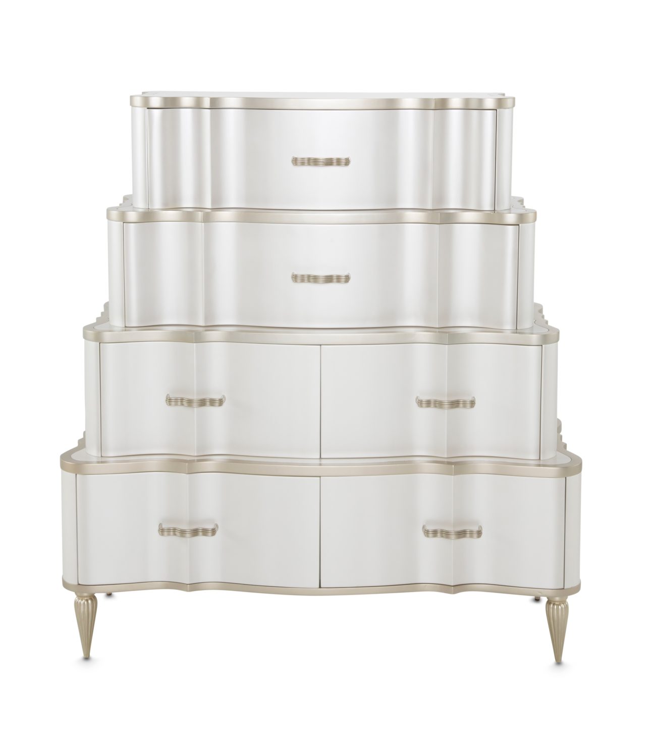 Transitional Creamy Pearl Bedroom - Image 6