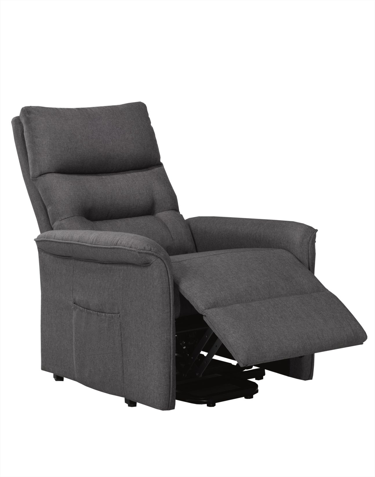 Contemporary Dark Grey Power Lift Chair - Image 3