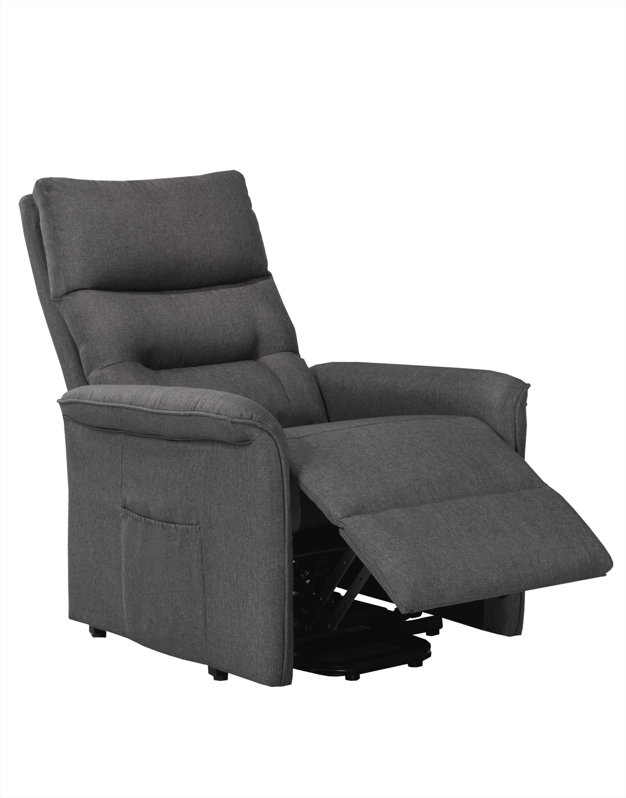 Contemporary Dark Grey Power Lift Chair - Arrow Furniture