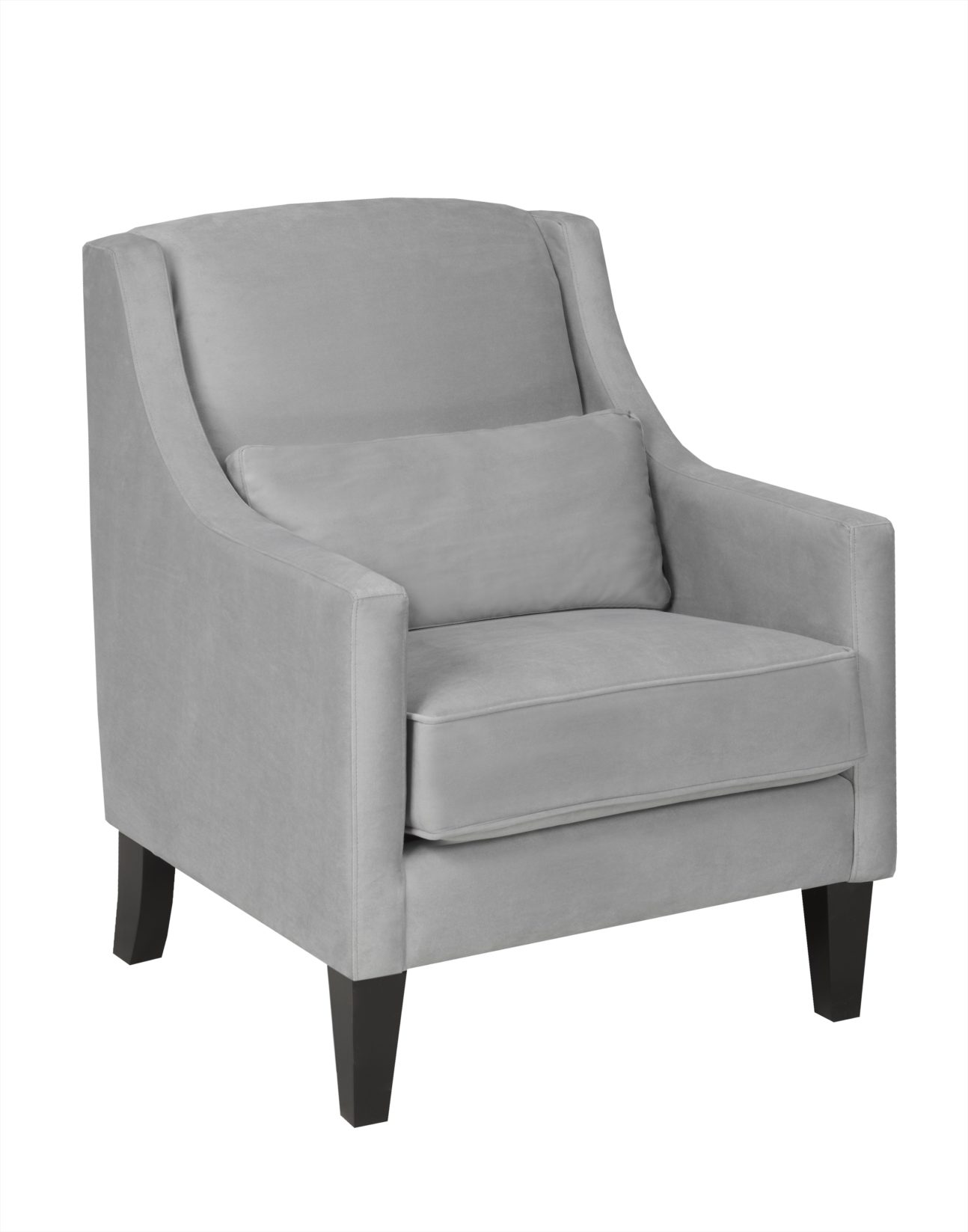 Contemporary Grey Accent Chair
