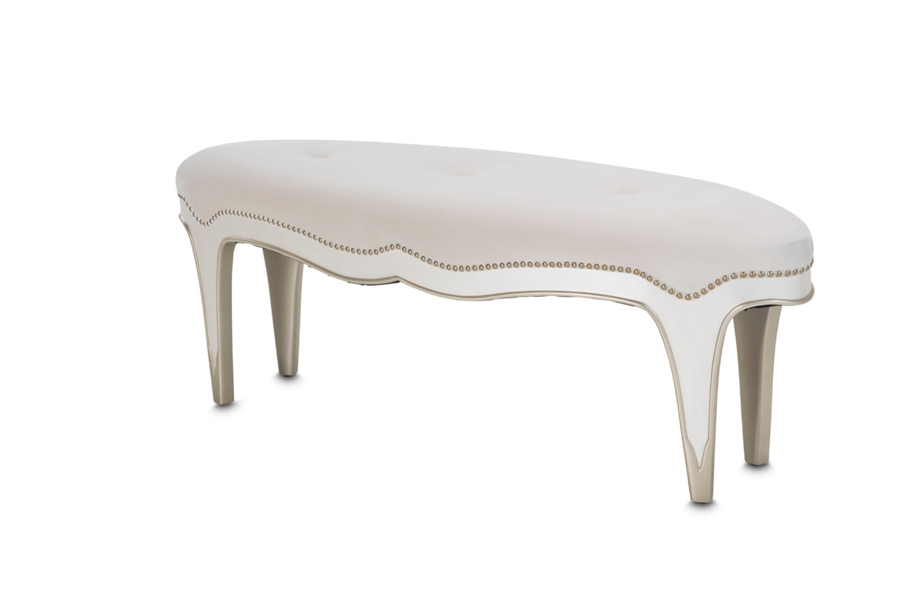 Transitional Creamy Pearl Bedroom - Image 7