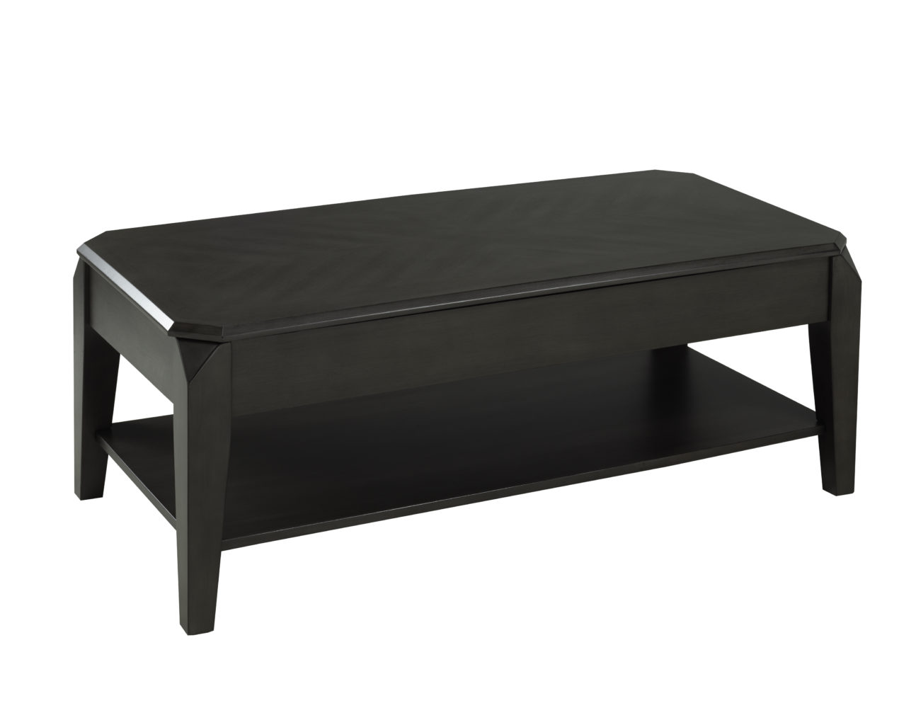 Transitional Grey Lift Top Occasional Tables - Image 2