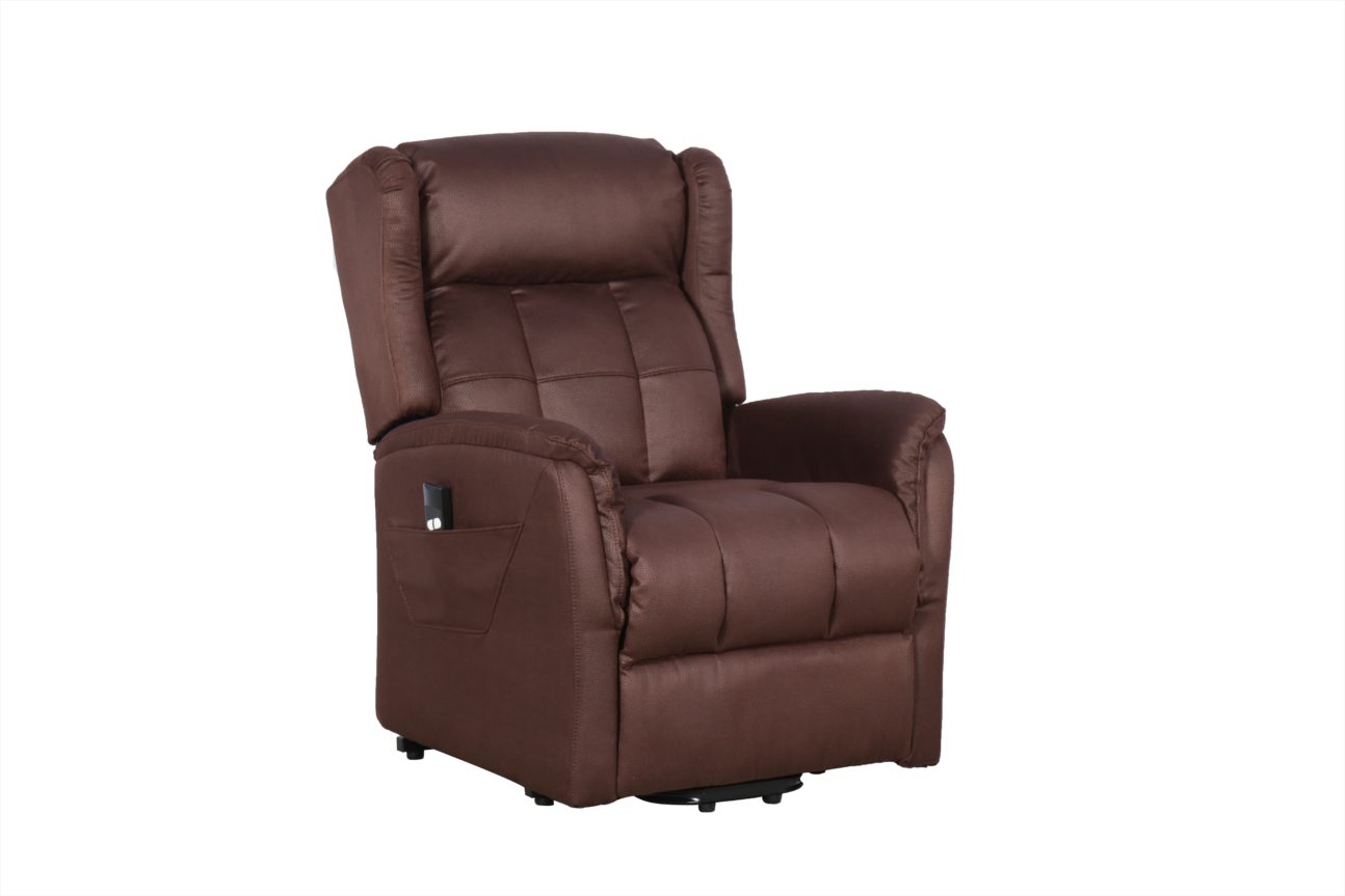 Transitional Dark Brown Power Lift Chair - Image 2