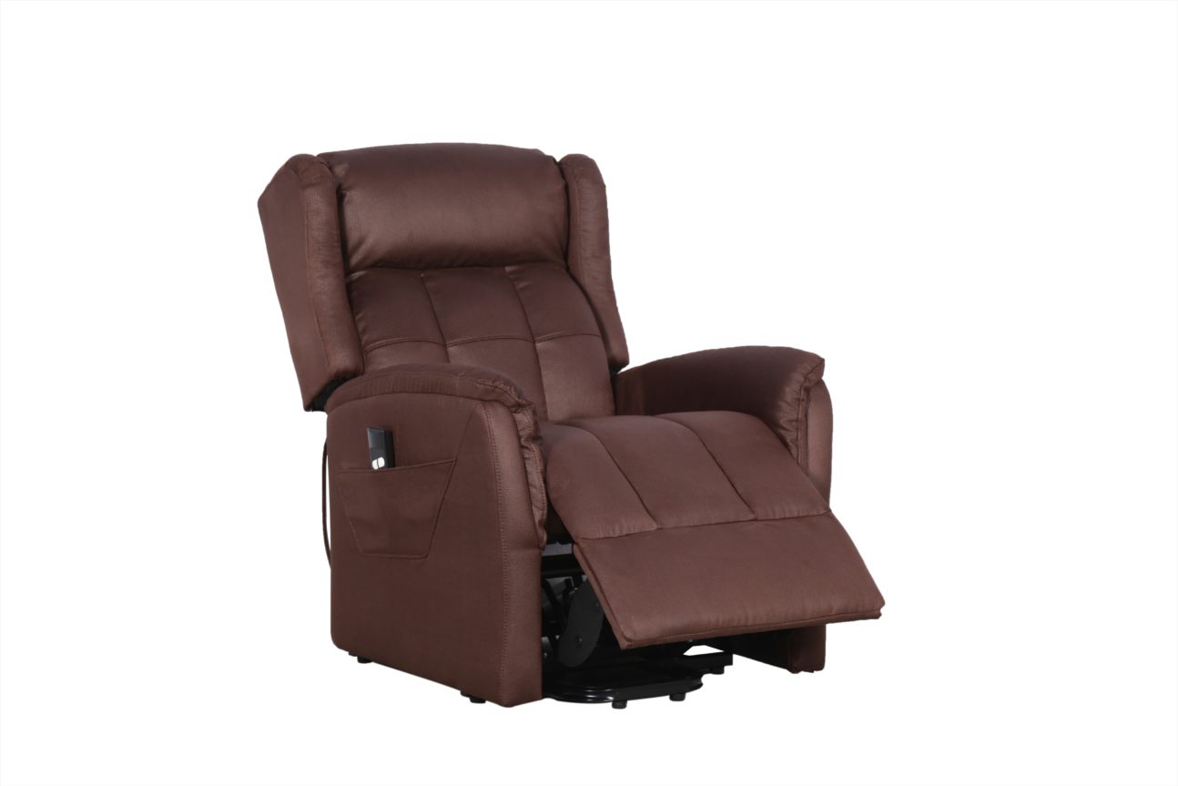 Transitional Dark Brown Power Lift Chair - Image 3
