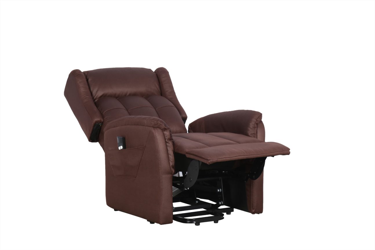 Transitional Dark Brown Power Lift Chair - Image 4