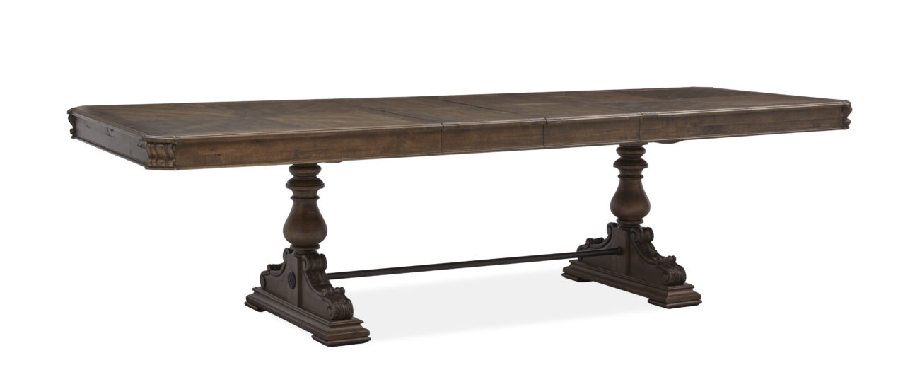 Traditional Brown Dining Room - Image 3