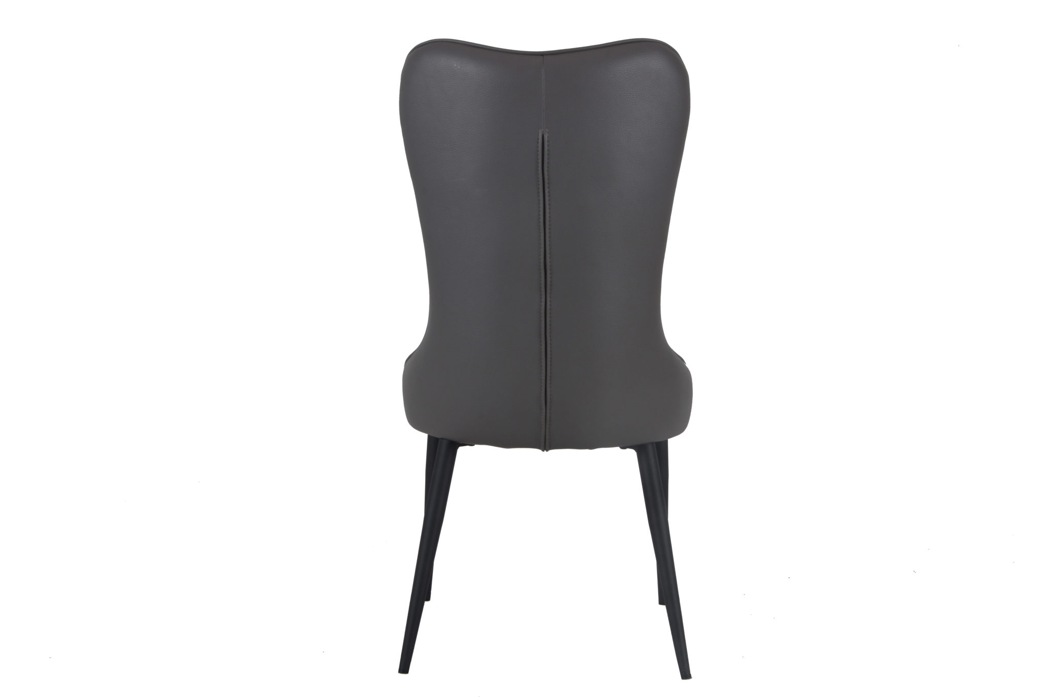 Contemporary Grey & Black Leg Dining Chair Arrow Furniture
