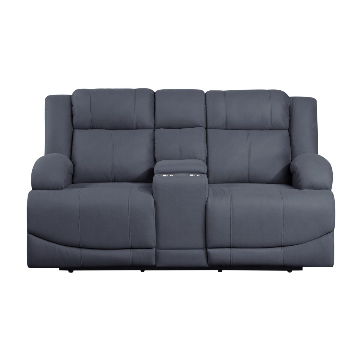 Contemporary Blue Power Reclining Living Room - Arrow Furniture